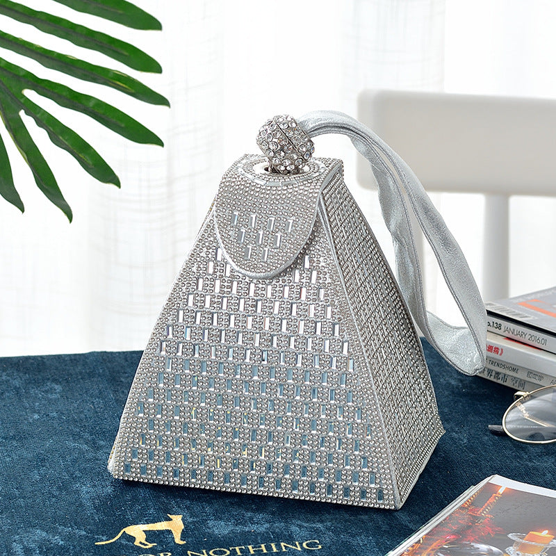 Crystal Pyramid Handbag