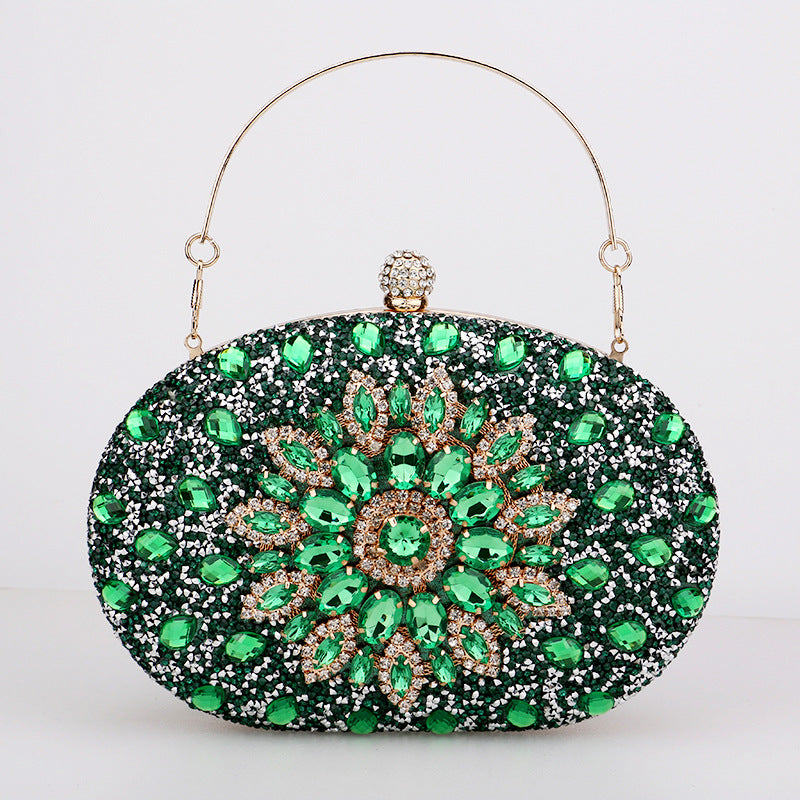 Diamond Inlaid Clutch Bag (Offer Until 15-May-2024)