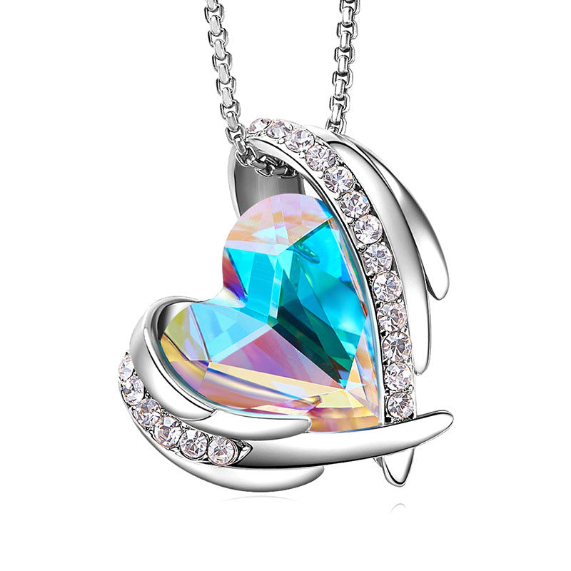 Angel Heart Necklace & Earrings