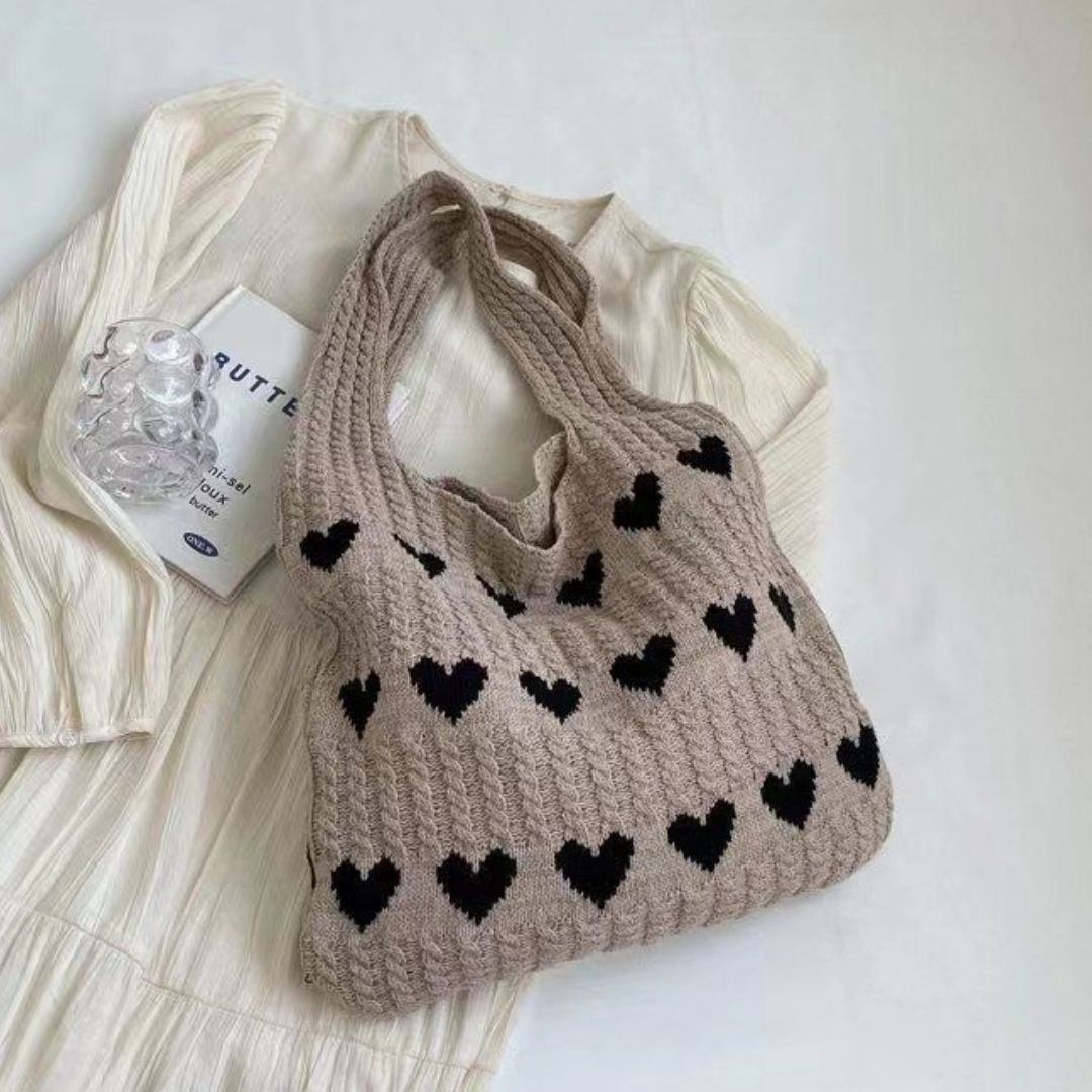 Large Knitted Shoulder Bag (Offer Until 15-May-2024)