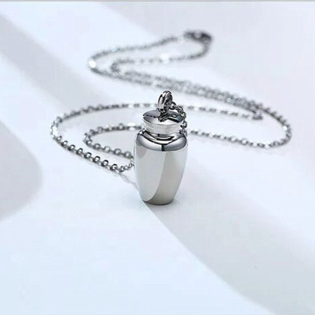 Eternal Love Cremation Jar Necklace