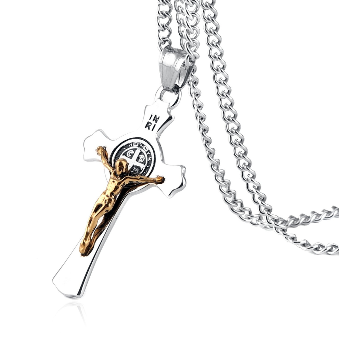 Jesus Crucifix Cross Necklace