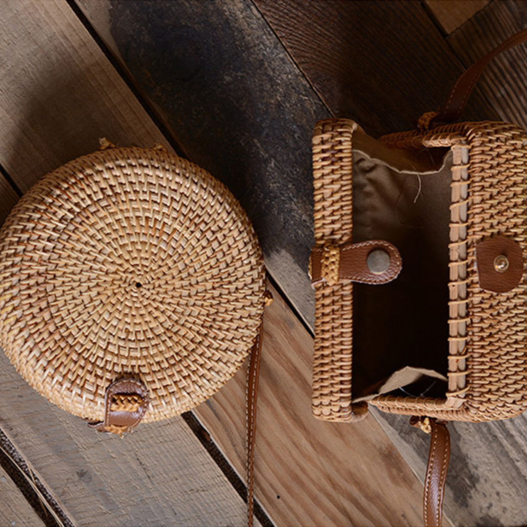 Rattan Woven Summer Bag