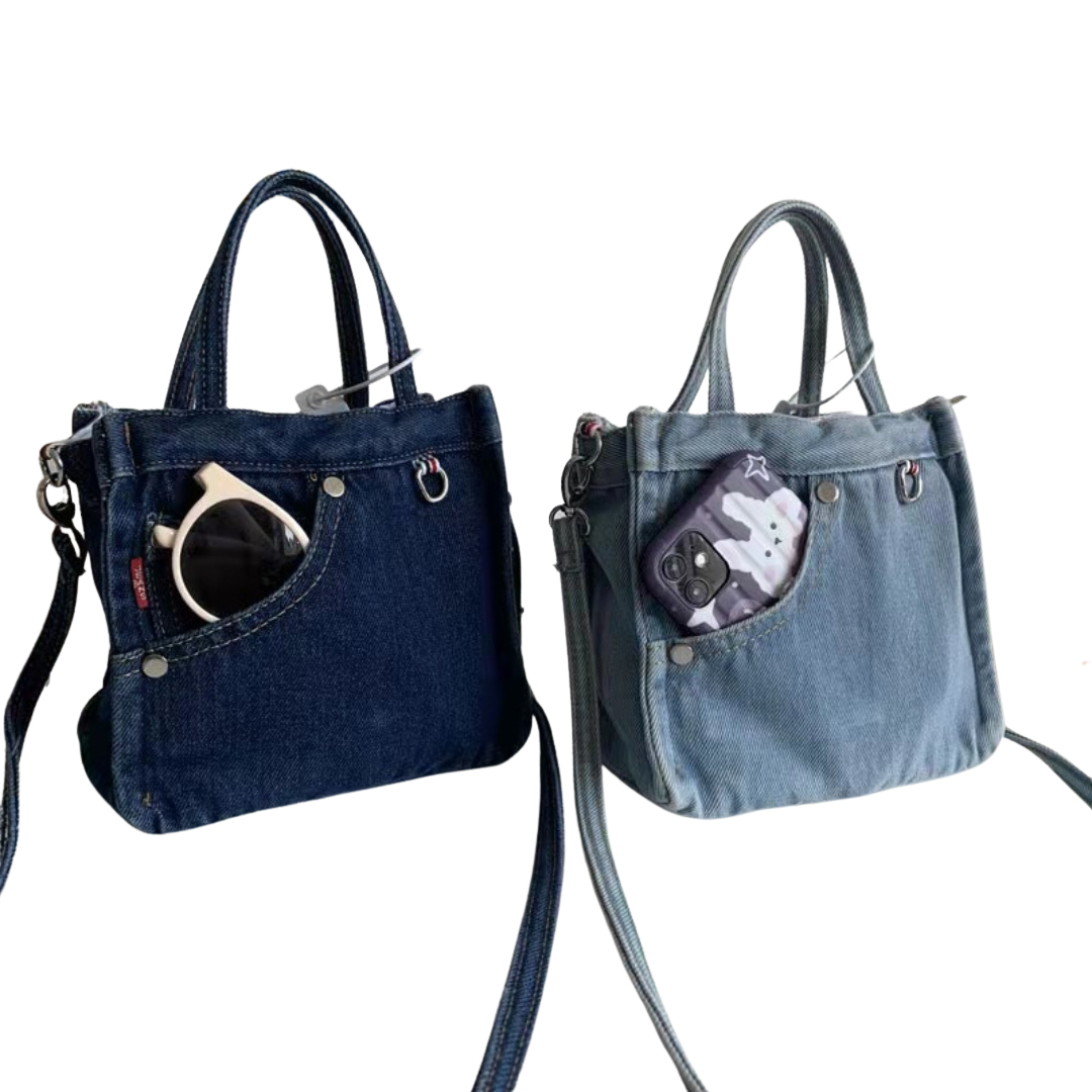 Denim hot sale mini bag