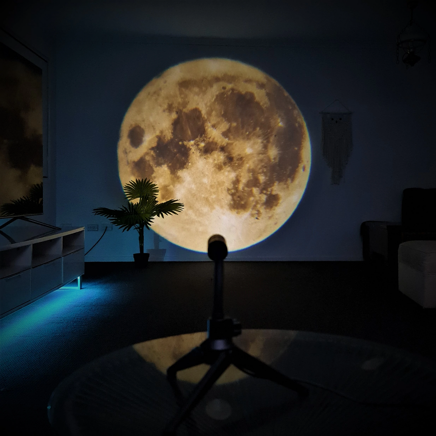 Earth and Moon USB Projector Lamp