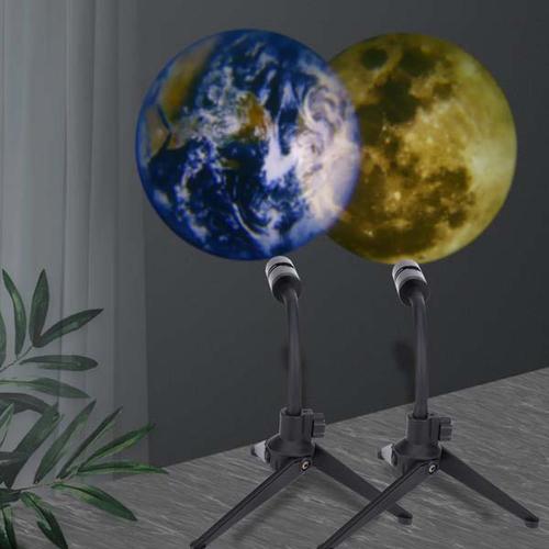 Earth and Moon USB Projector Lamp