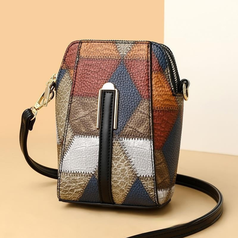 Soft-Feel Leather Shoulder Bag