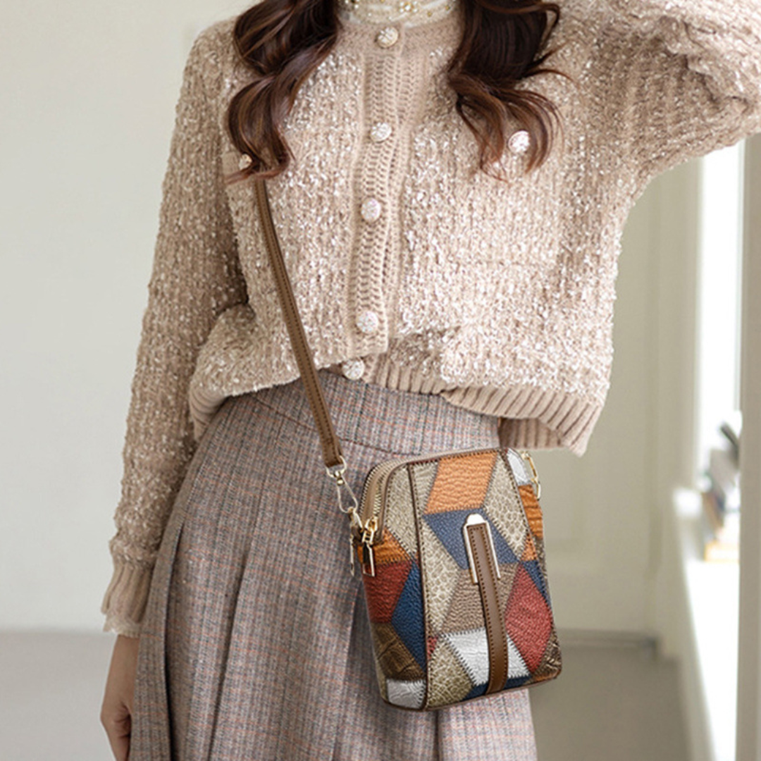 Soft-Feel Leather Shoulder Bag