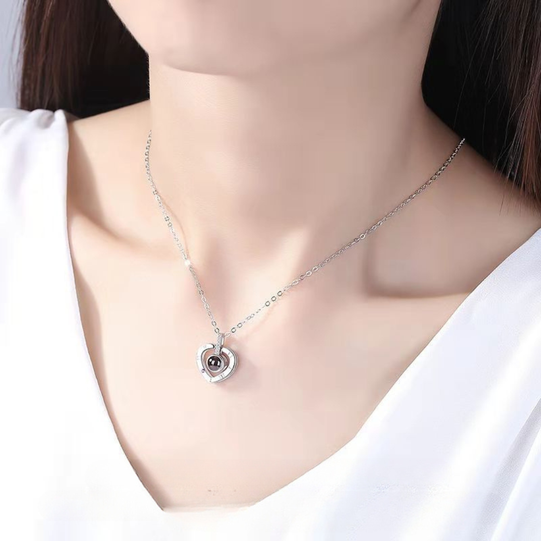 100 Languages "I Love You" Memory Necklace