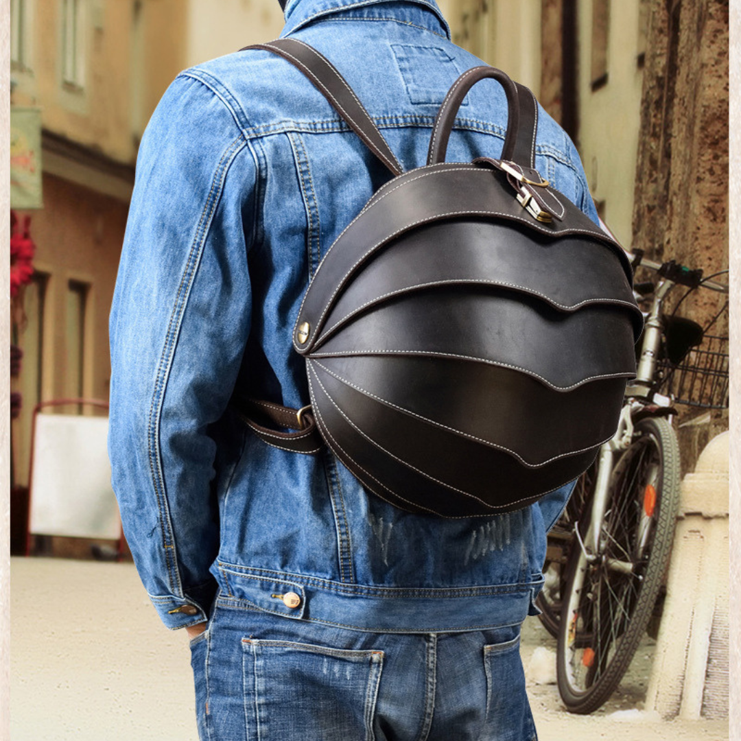 Vintage Leather Creative Backpack