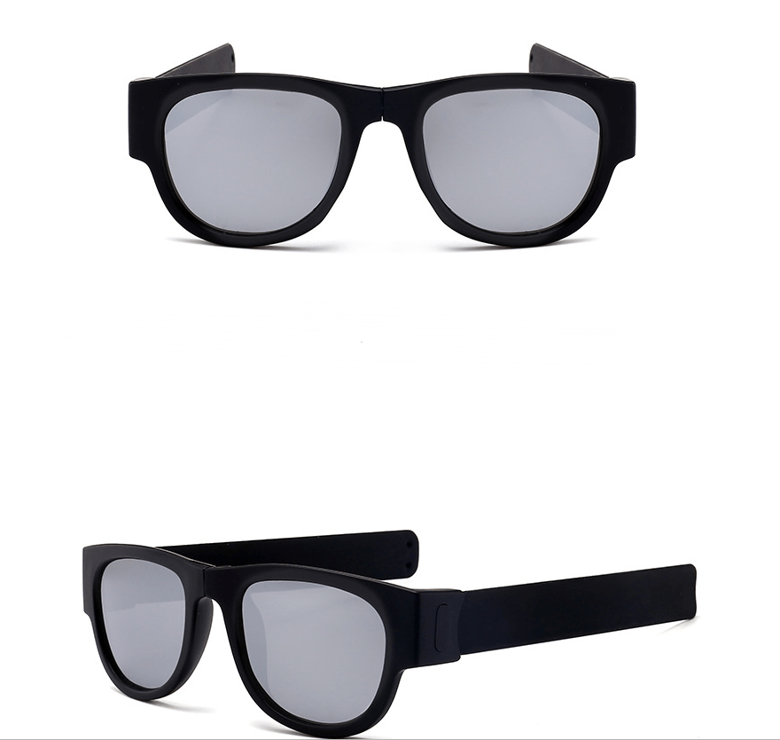 Folding Flexible Polarized Wrist Sunglasses for Women Men UV Protection