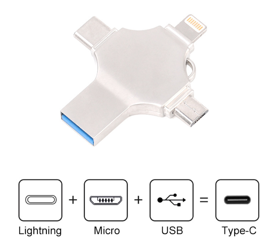 high speed and stable 4 in 1 USB Flash Drive 