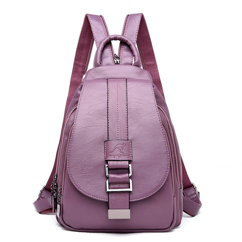 Soft Leather Convenient Backpack (Lowest Price Ever! Until 01-Mar-2024)