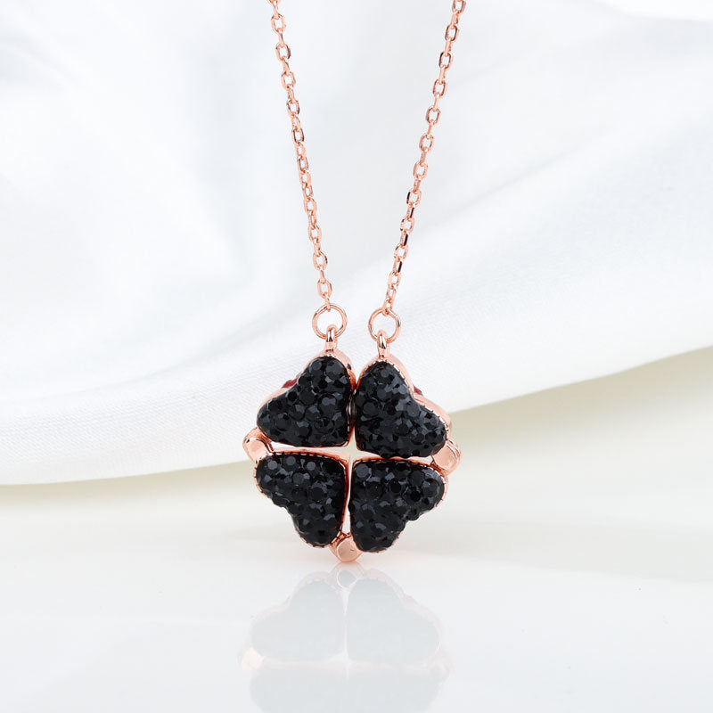Black Double-Sided Magic Love Necklace