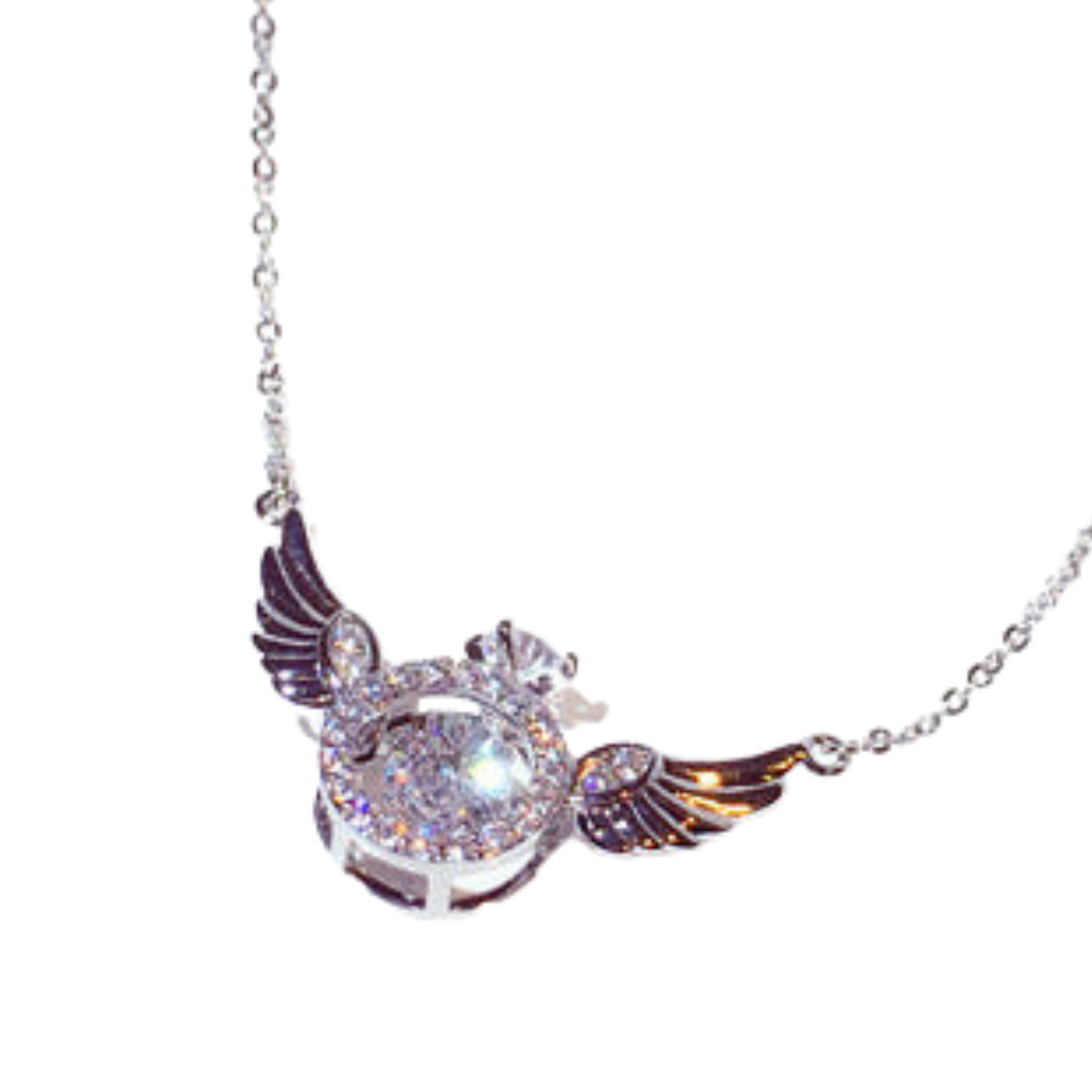 Angel Wings Charm Necklace