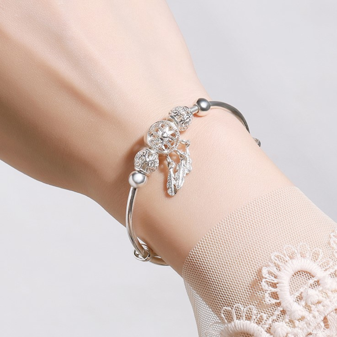 Charm Silver Color Bracelet