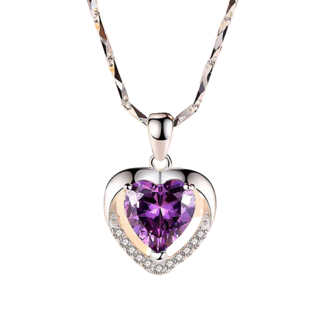 Silver Love Heart Pendant Necklace (Buy 2 Get 1 Free, Ends 31-Dec-23)