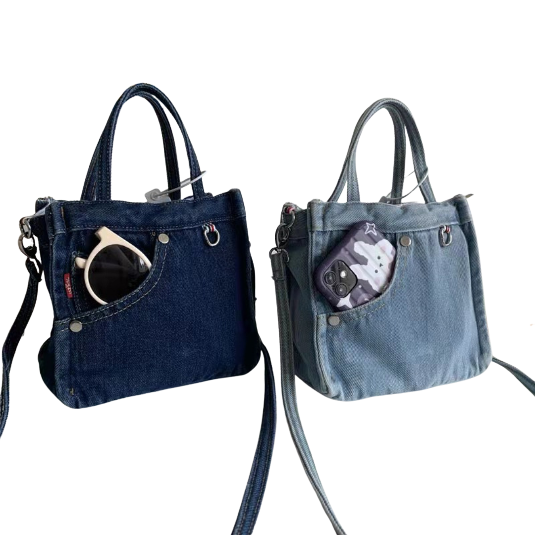Mini Blue Denim Bag (Buy 2 Get 1 Free, Ends 31-Dec-23)