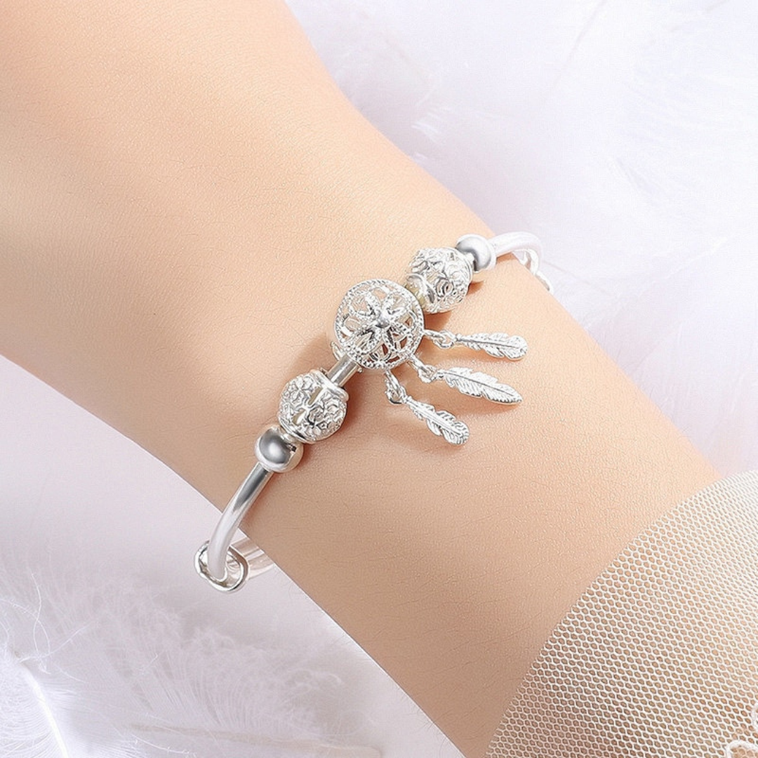 Charm Silver Color Bracelet