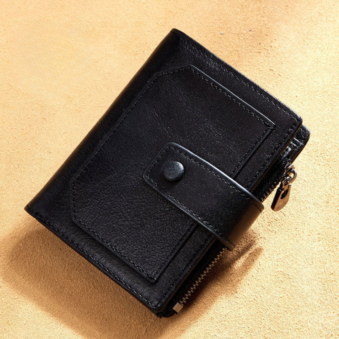 RFID Blocking Leather Wallet