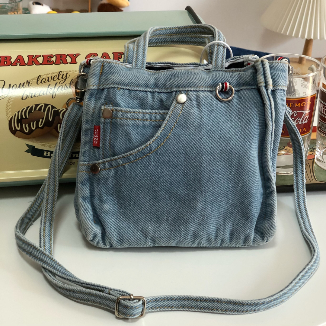 Mini Blue Denim Bag (Buy 2 Get 1 Free, Ends 31-Dec-23)
